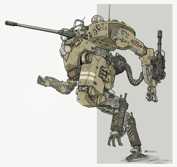 Cannon Fodder concept | 2D Vehicle Concept Art