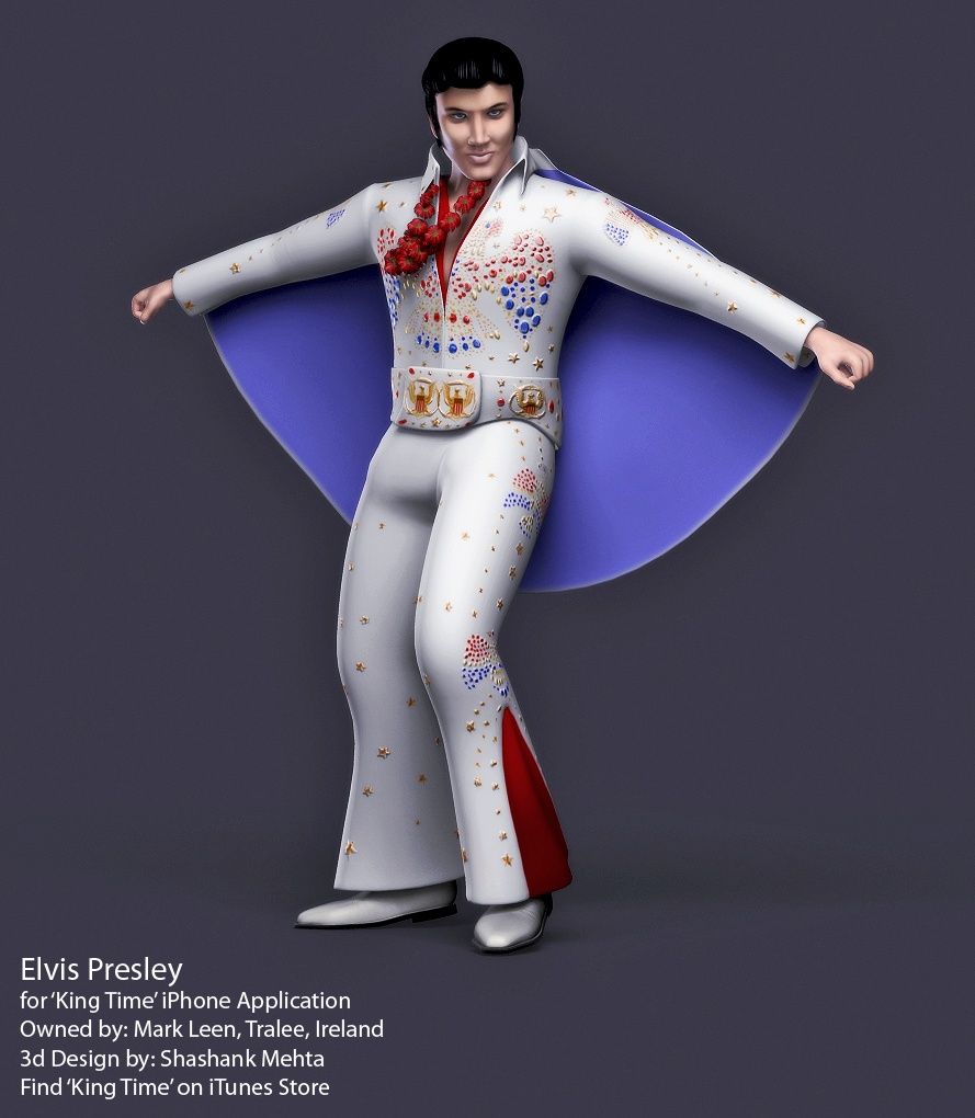 Elvis Presley 3d model