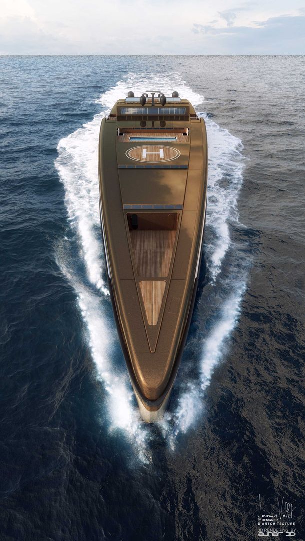 yacht rendering CGHero