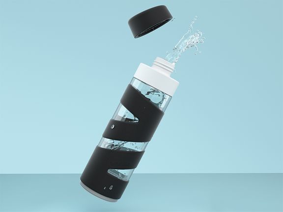 smart bottle product visualisation