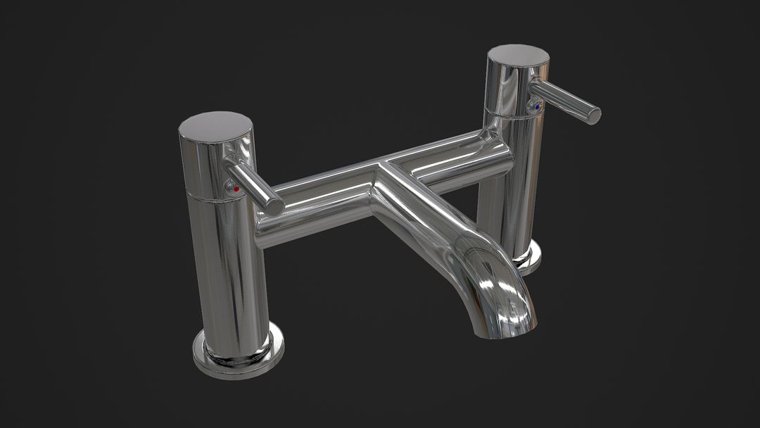 Faucet example (Low Poly)