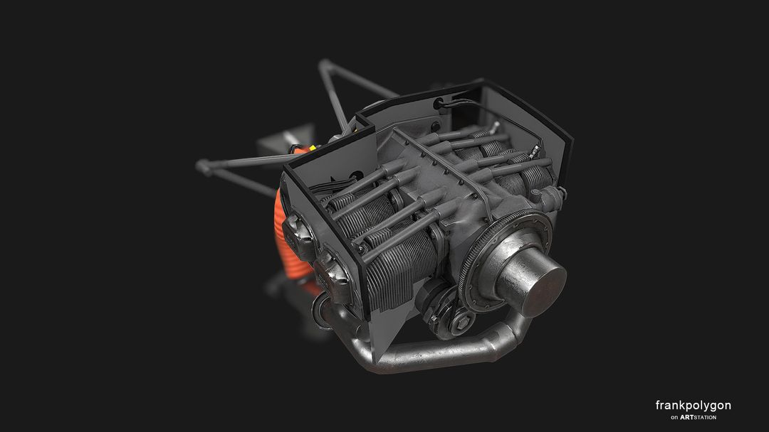 Four cylinder engines (real-time simulation)