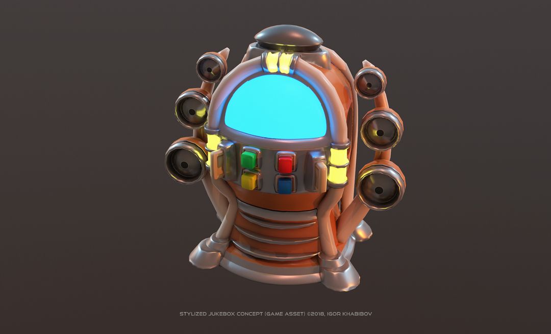 Stylized Jukebox