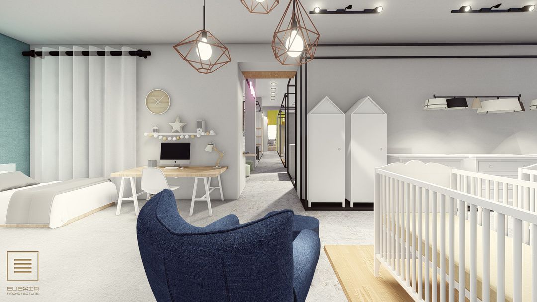 Interior design - baby store by rim g.