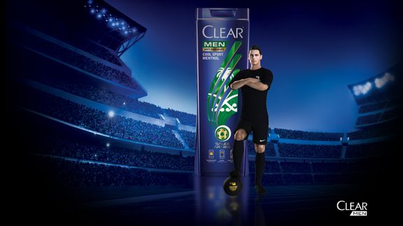 Clear: Cristiano Ronaldo promotional campaign.