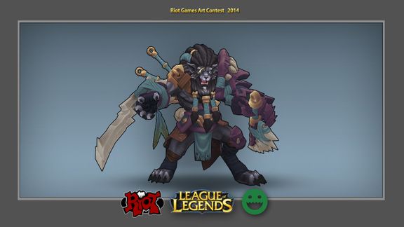 Rengar, Custom Skin - League of Legends, Riot Games