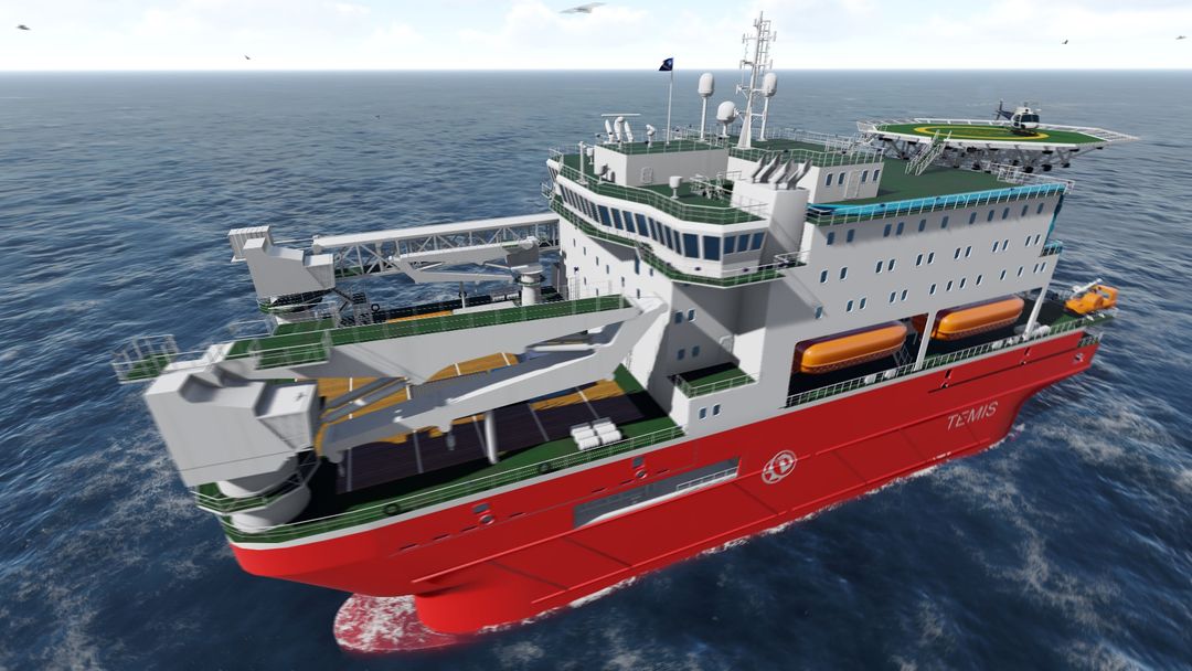 Offshore accomodation ship presentation.