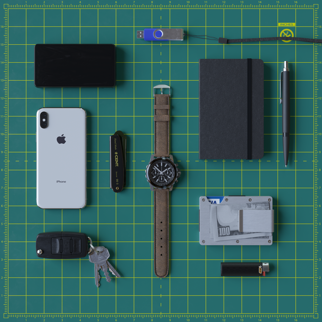 Everyday Carry Props Visualization