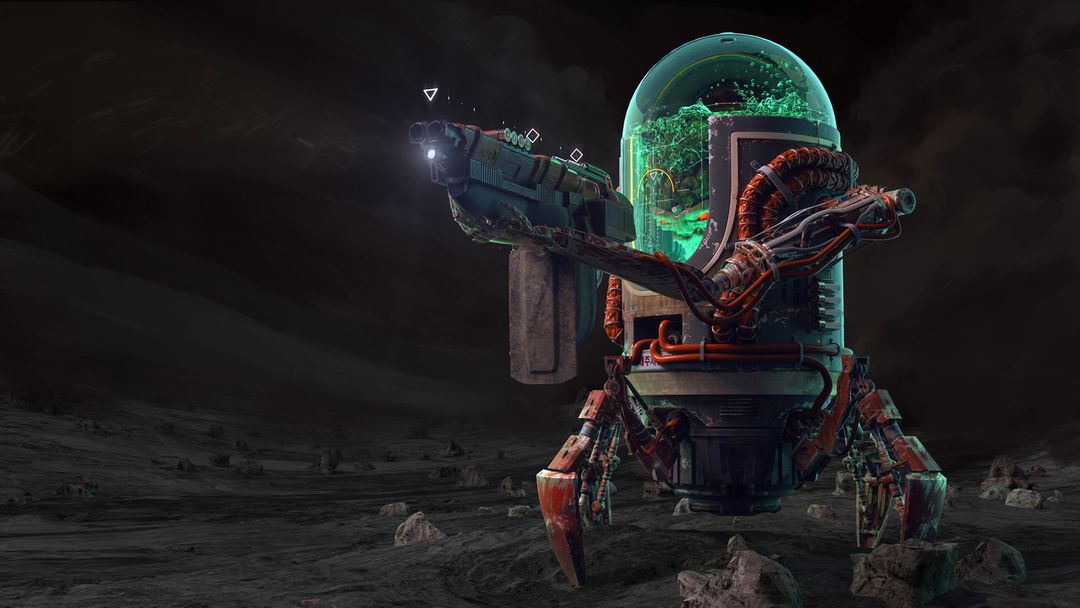 Robot modeling, texturing and final compose