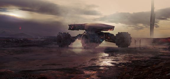 Concept Art / Design | 2D Vehicle Concept Art