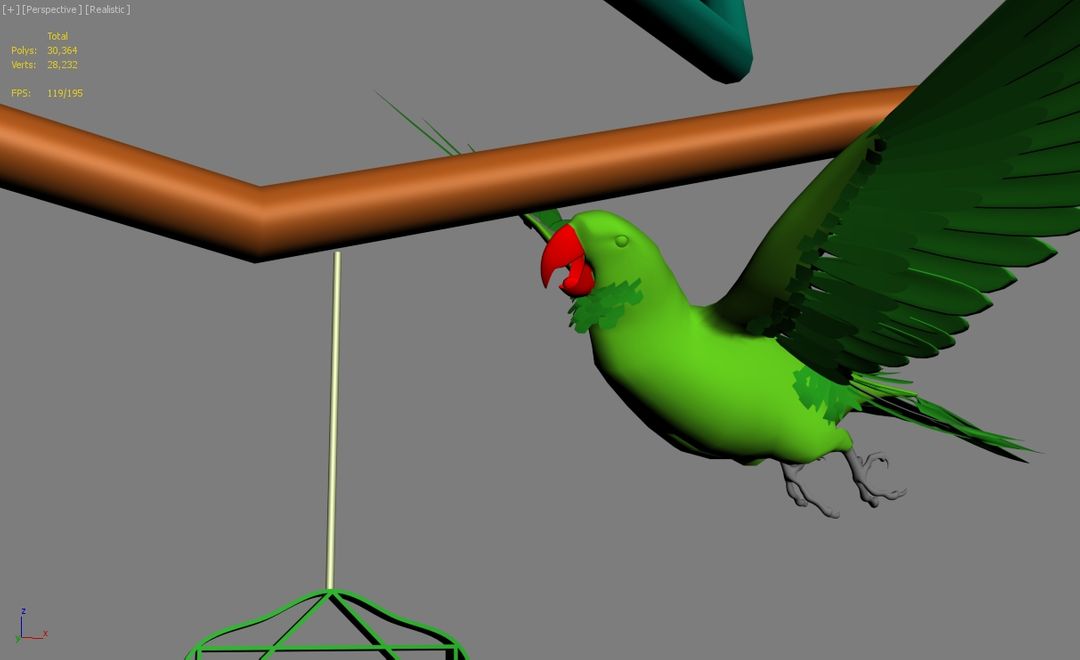 Parrot commercial animation