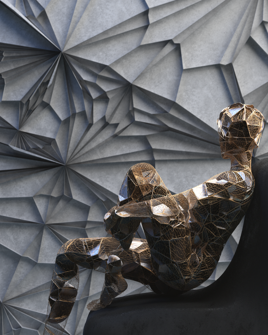 Bionic Character 3d Concept