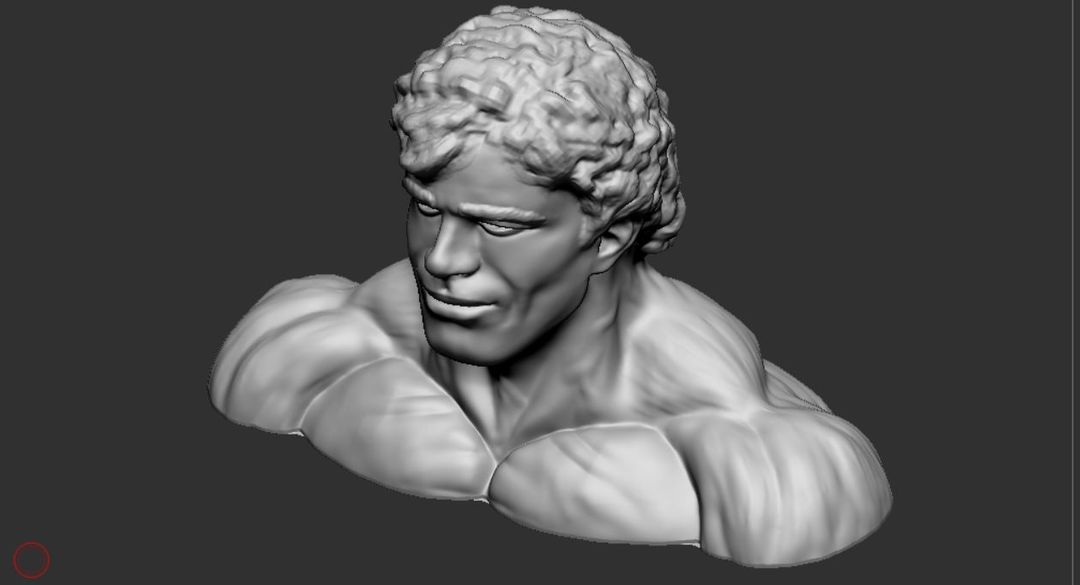 Franco Columbu likeness sculpt