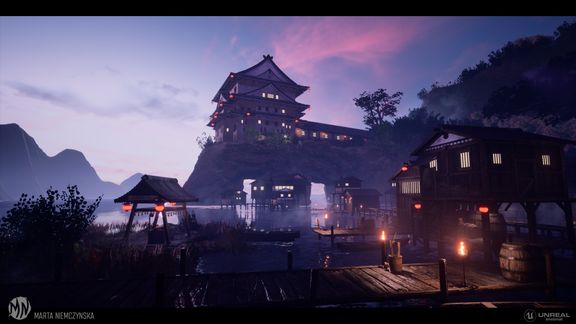 Feudal Japan UE4 environment