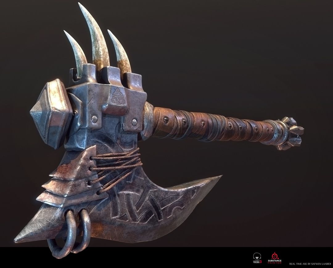Realtime Axe Asset CGHero