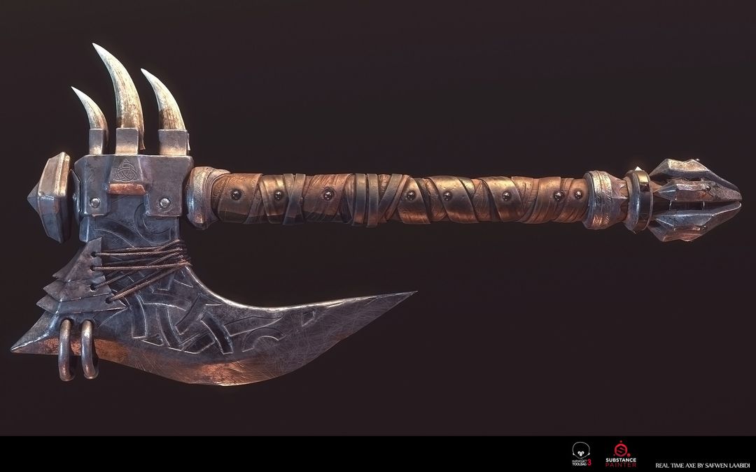 Realtime Axe Asset CGHero