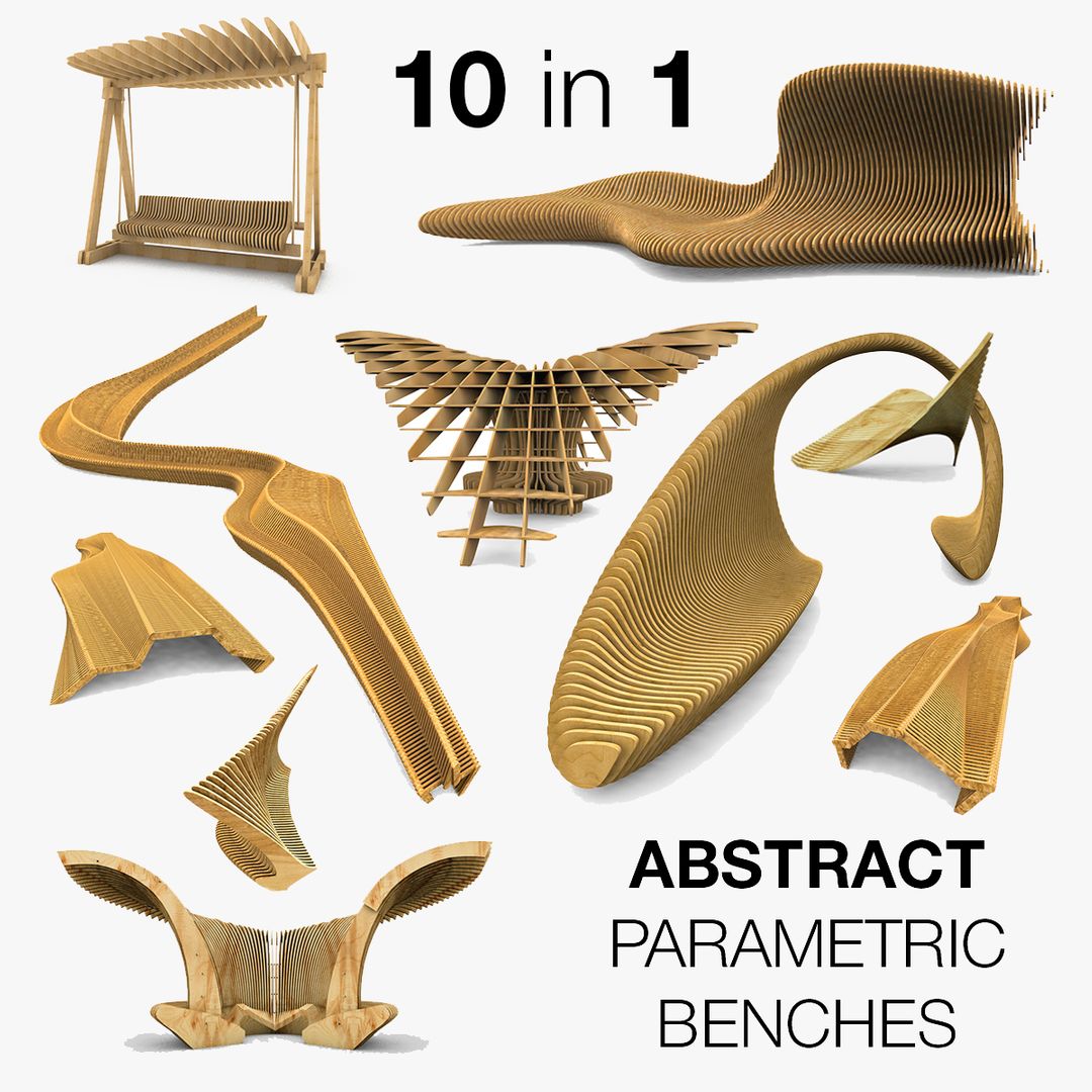 Parametric Wood Bench Design