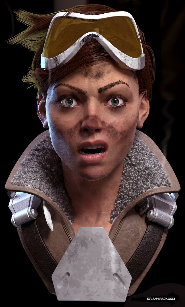 Tracer Fan art Study