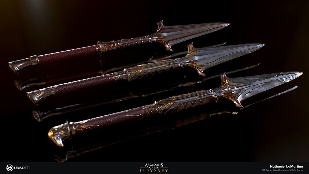 Leonidas Spears - Assassin's Creed Weapons