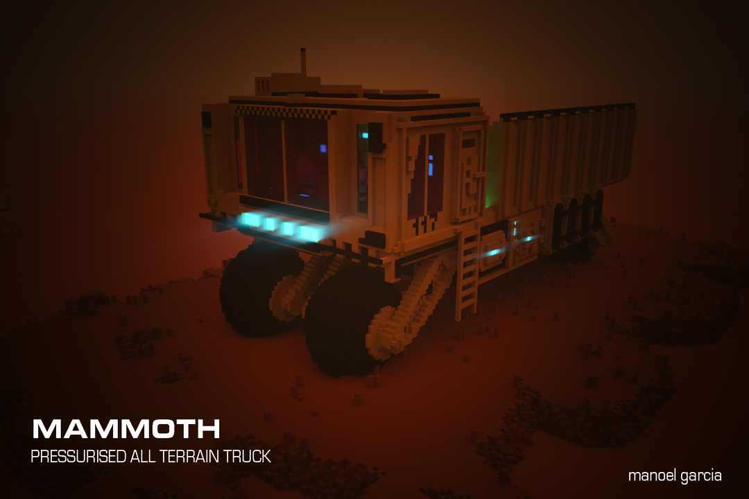 Mammoth Mars Pressurized Truck by Manoel g.