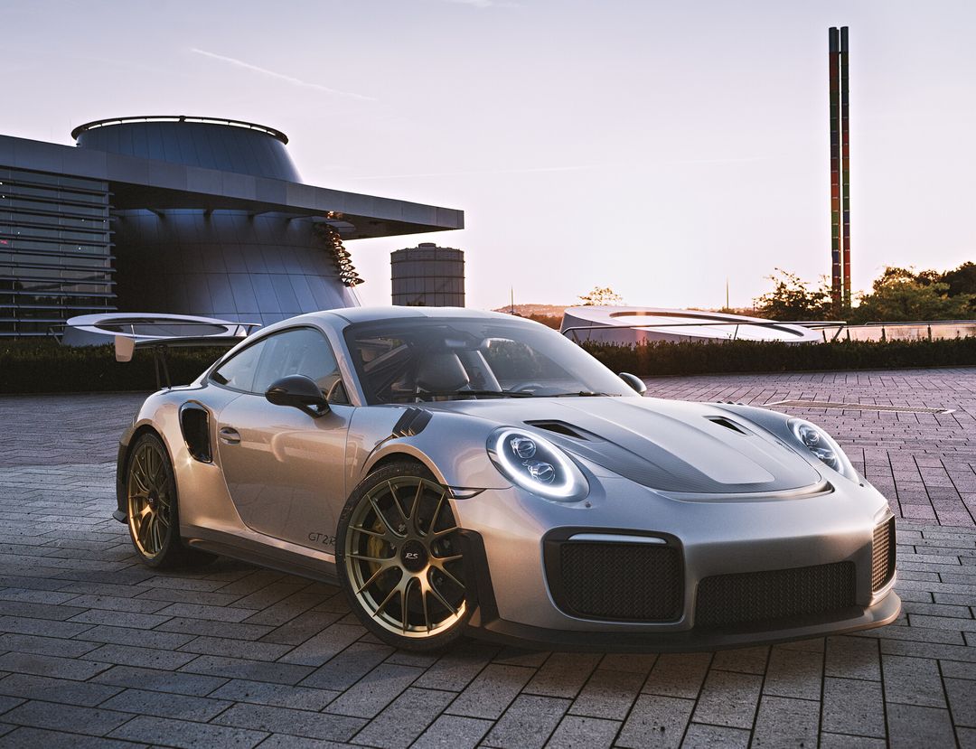 Porsche GT2 RS - Corona Render