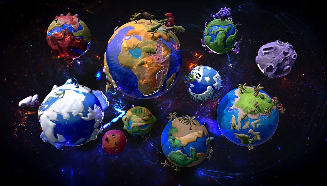 Hand Painted Planets