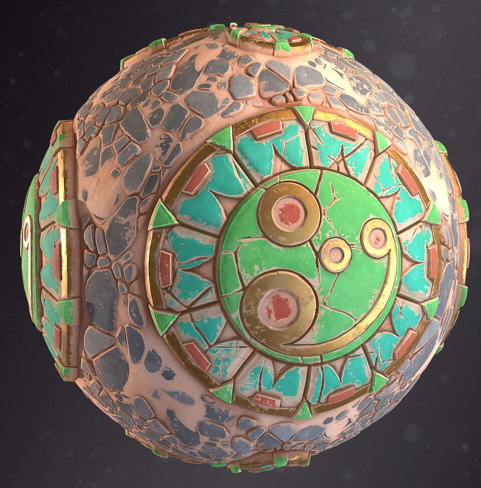 Stylized Floor Platform