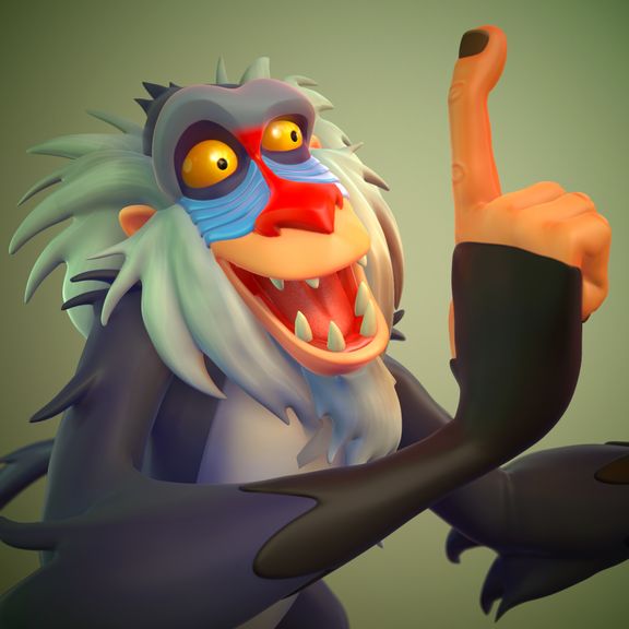Rafiki Lion King FanArt