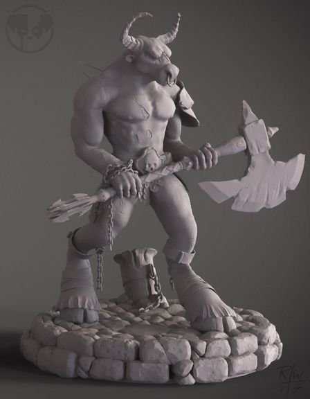 Minotaur Concept Sculpt