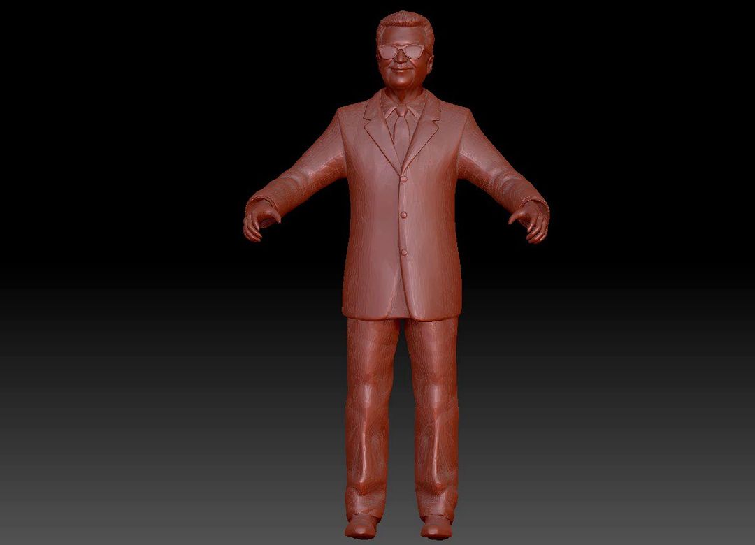 Full-body man 3D model 