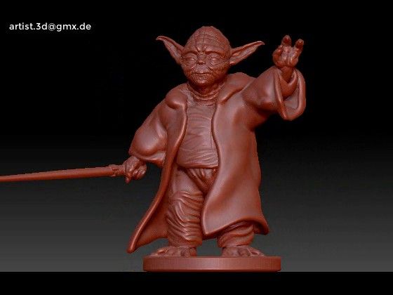 Yoda Sculpture 3D print model