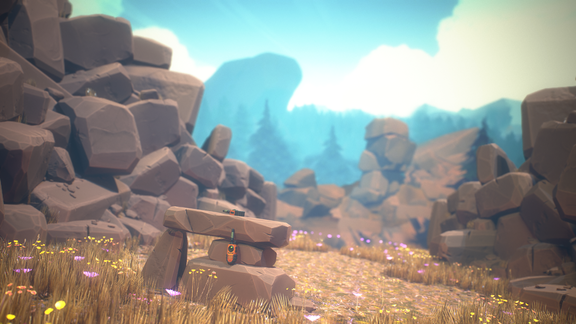 Stylized environment for game