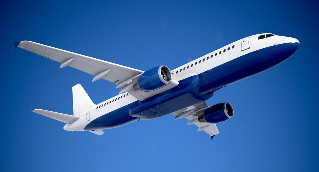 3D Airbus A320 - RIGGED, REALTIME