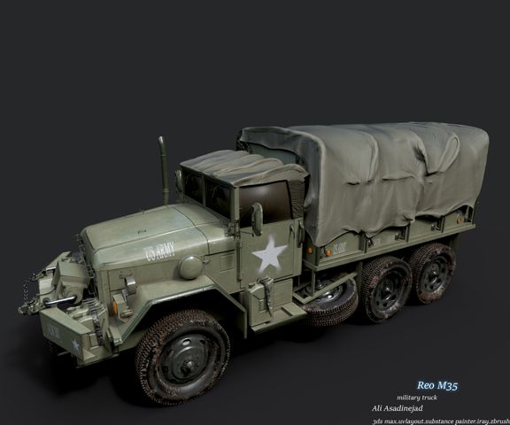 Military Truck | 3D Game Vehicle Assets