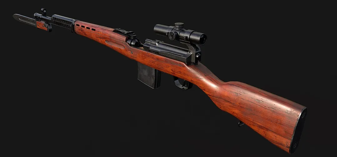 The SVT-40 (Samozaryadnaya Vintovka Tokareva), self-loading rifle