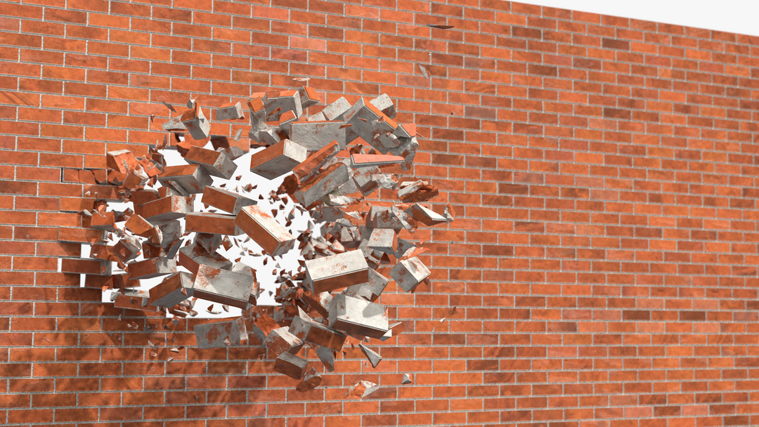 Wall Breaking Animation Cghero