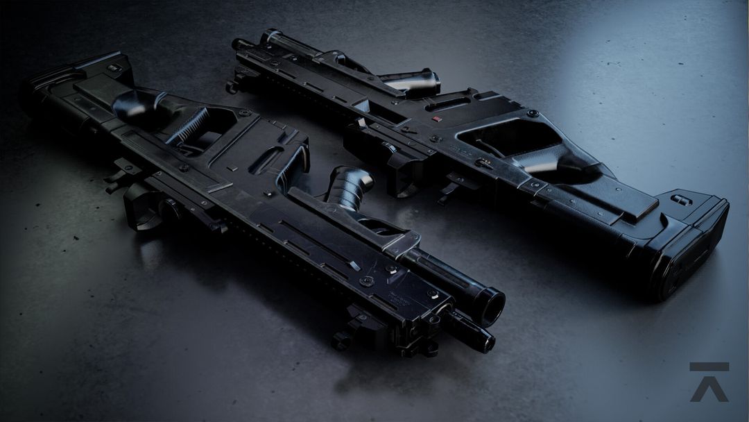 Game Asset | Assault Rifle - MHZ-29