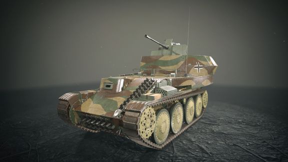 Flakpanzer 38 Gepard Tank -Game Ready