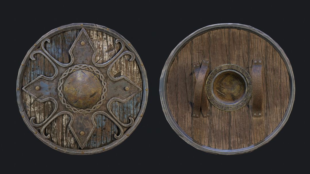 Medieval Iron Shield by Antonio R.