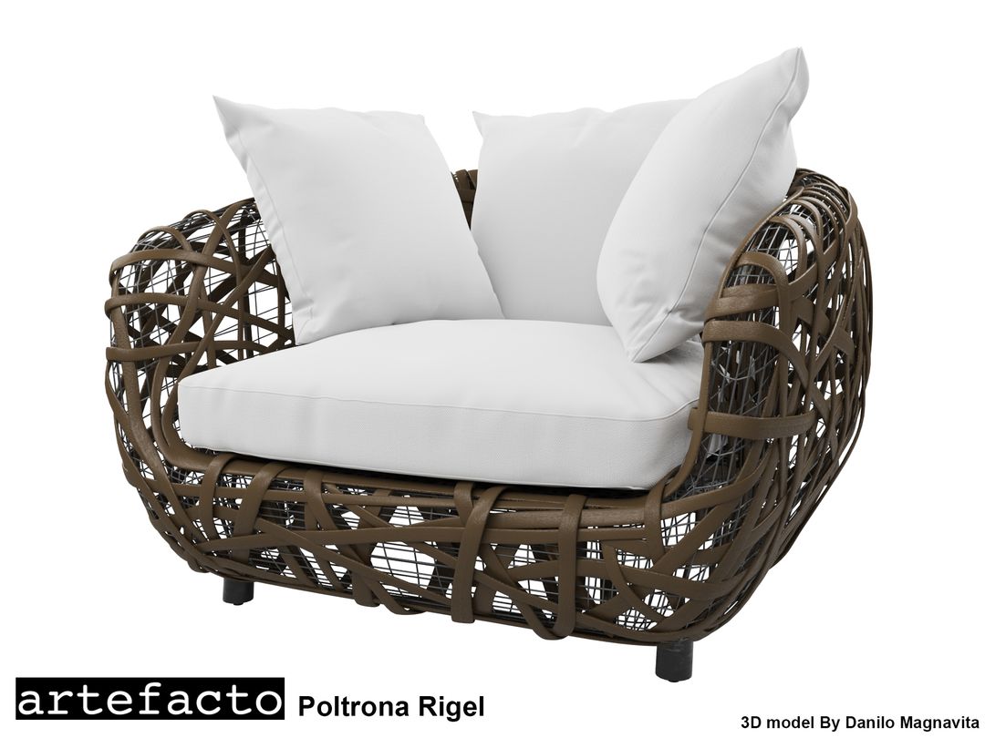 Armchair Rigel Artefacto | 3D Retail Furniture CGIs