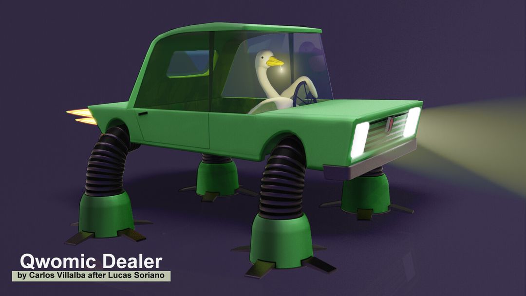 Stylized car by Carlos V.