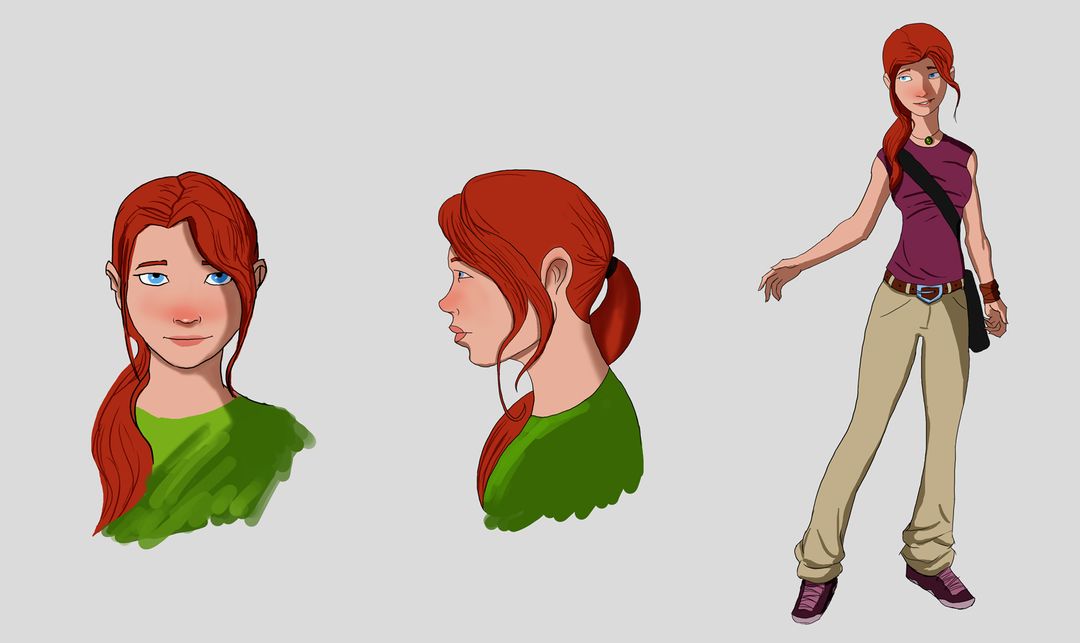 Female Stylized character design