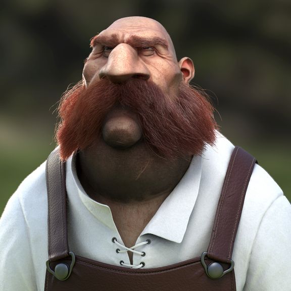 Grumpy Dude | 3D Character Modelling