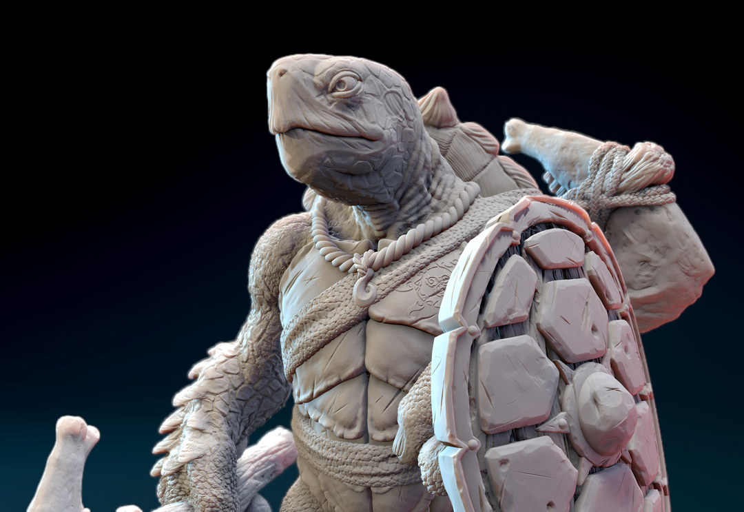 Turtle Character Sculpt - Miniature