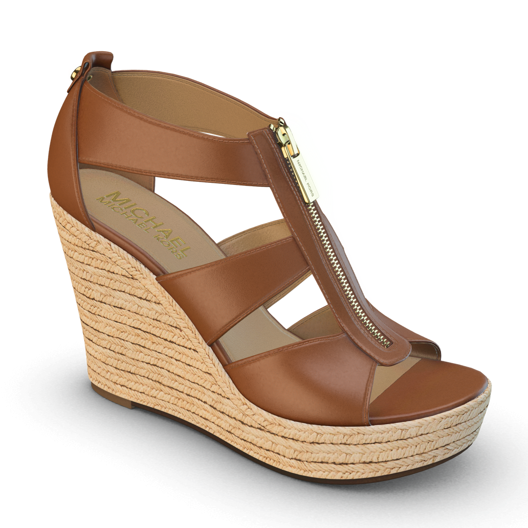 Damita Platform Wedge Sandals (brown)