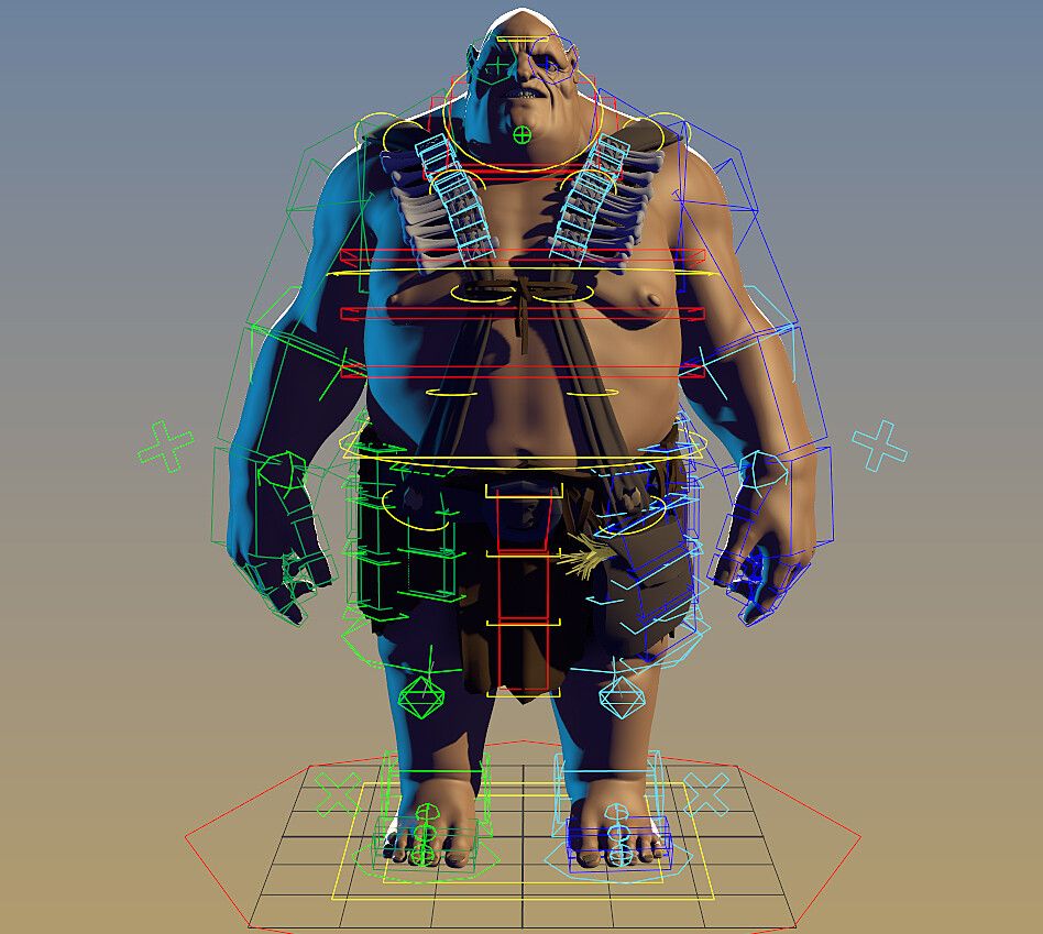 Ogre Character - Rigging