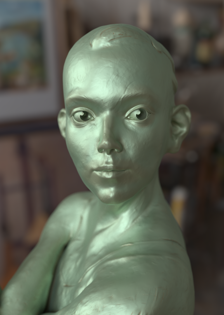 Statue sculpture study by Sebastian A.