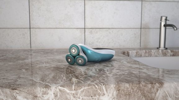 Electric shaver Product modeling and render.