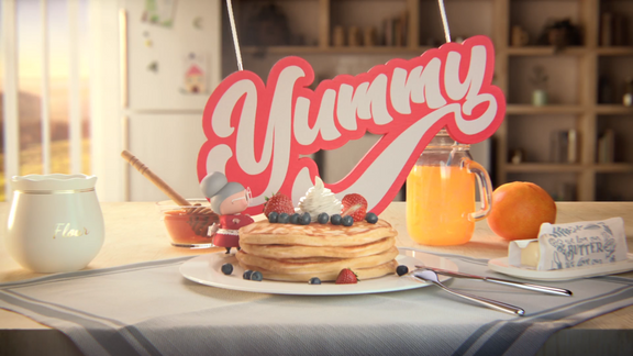 Yummy pancakes - video