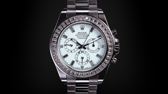 Platinum Rolex Daytona | 3D Retail Watch CGIs